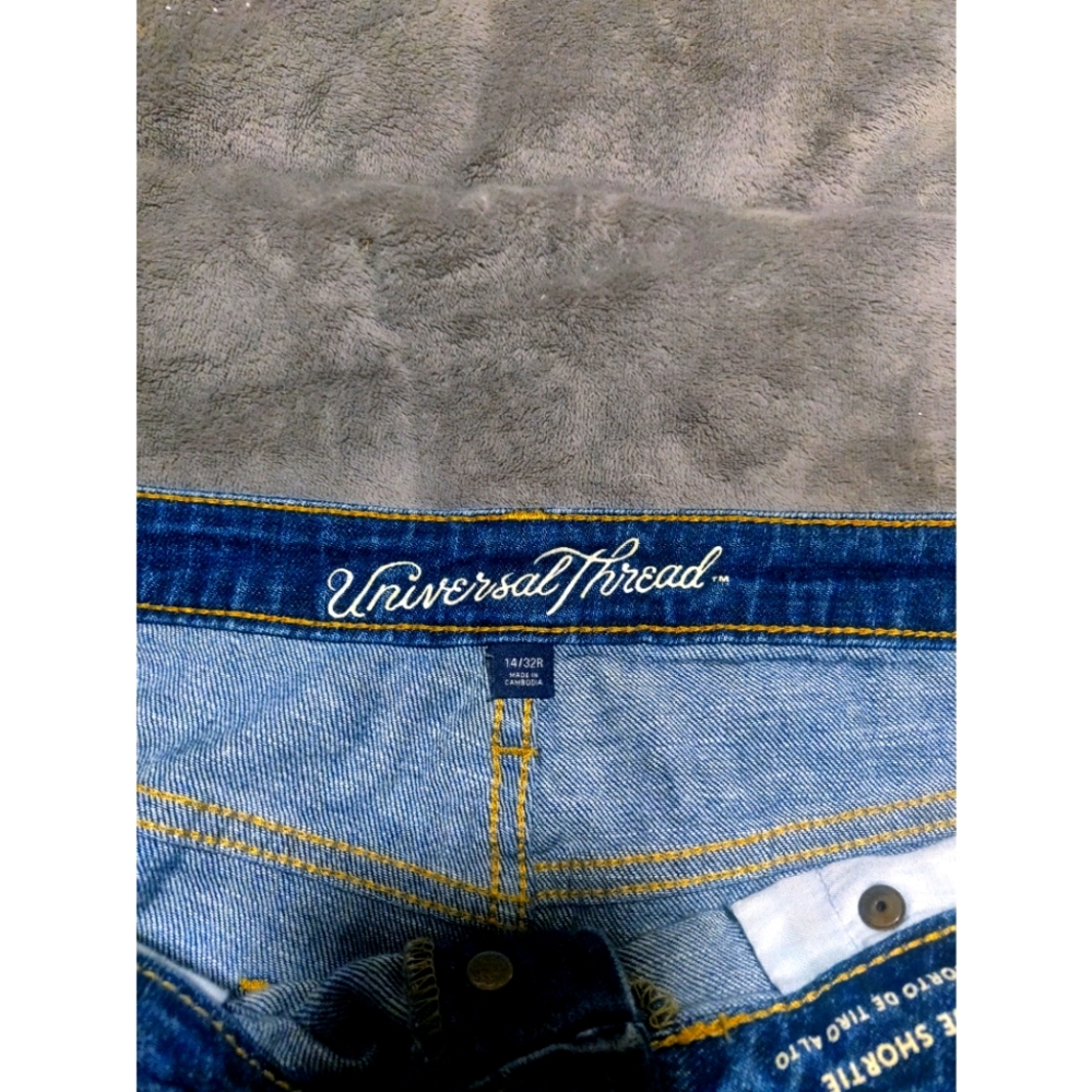 Blue Jean Ripped Shorts - Picture 3 of 3